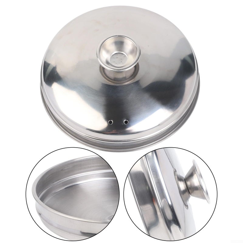 304 Stainless Steel Steamer With 16cm Pot Cover For Vegetables Seafood Eggs Healthy Cooking - Image 4