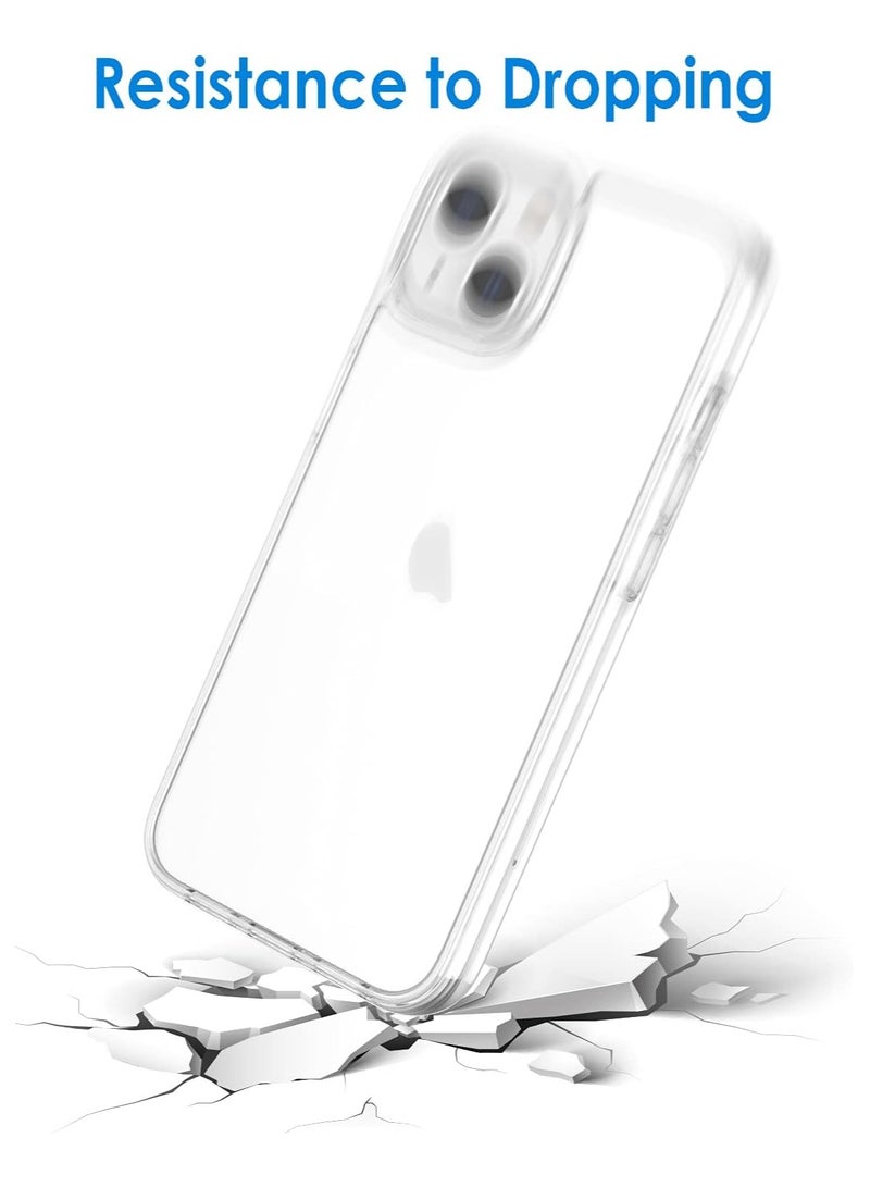 Mismo Clear Shockproof Case for iPhone 13 – Ultra Thin Transparent TPU Cover, Anti-Scratch & Anti-Yellowing Crystal Clear Protective Bumper Case - Clear - Image 2