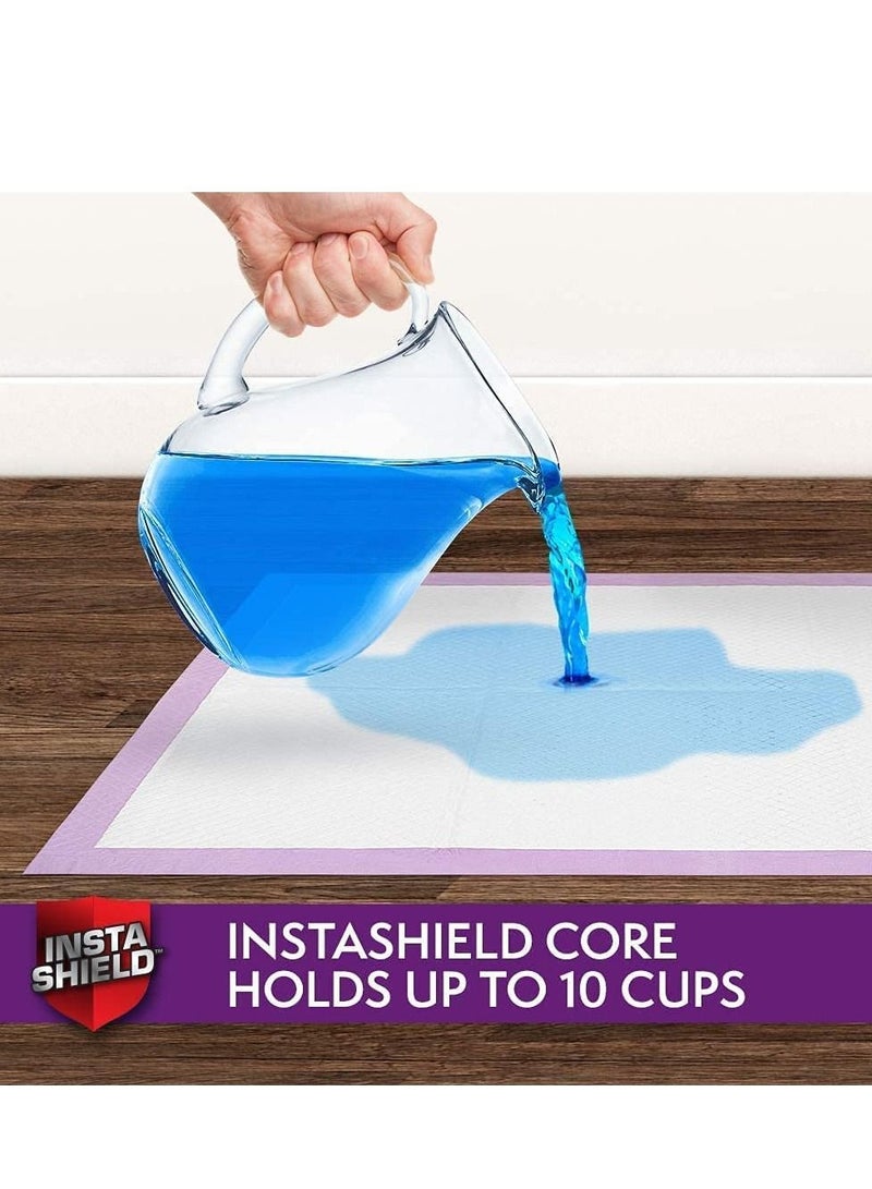 Simple Solution Pack Of 100 All Day Premium Lavender Scent Dog And Puppy Pads 58X60Cm - Image 3