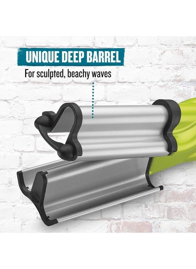 BED HEAD - Wave Artist Deep Waver | Combat Frizz and Add Massive Shine for Beachy Waves, (Green) - Image 1