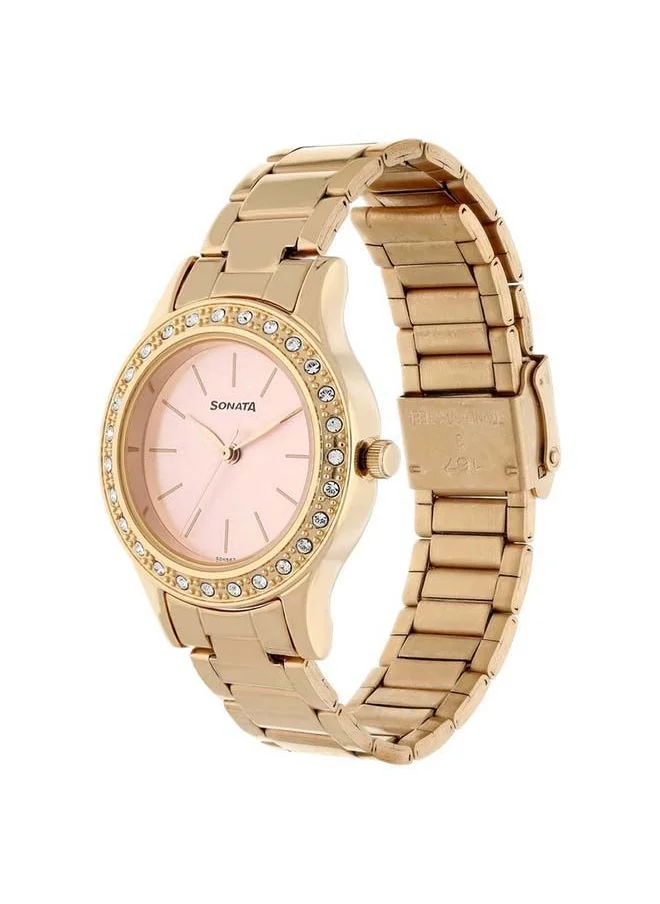 سوناتا Round Shape Stainless Steel Analog Wrist Watch 8