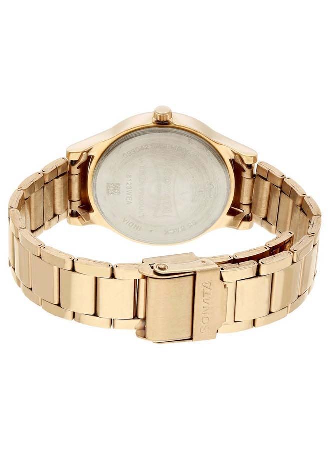 Sonata Round Shape Stainless Steel Analog Wrist Watch 8 - Image 4