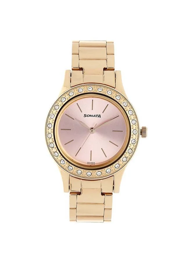 سوناتا Round Shape Stainless Steel Analog Wrist Watch 8
