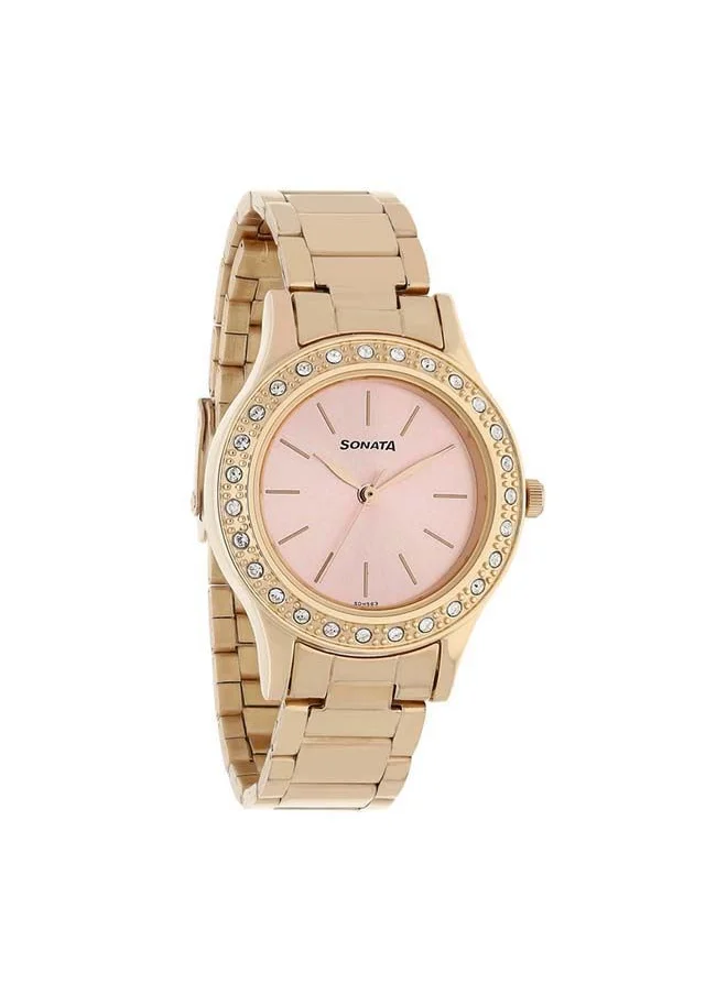 سوناتا Round Shape Stainless Steel Analog Wrist Watch 8