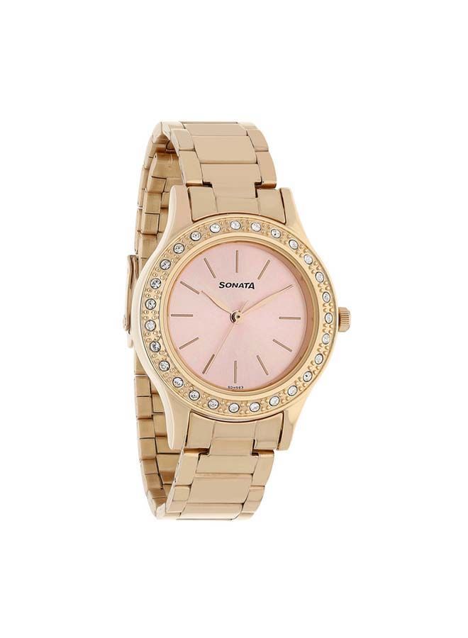 Sonata Round Shape Stainless Steel Analog Wrist Watch 8 - Image 1