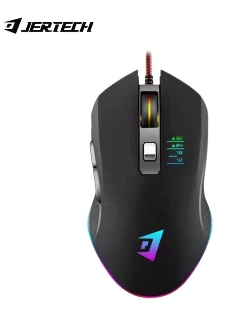 JERTECH - jearTech SWORD XP10 Wired Gaming Mouse 3200 DPI with RGB Lightin - Image 1