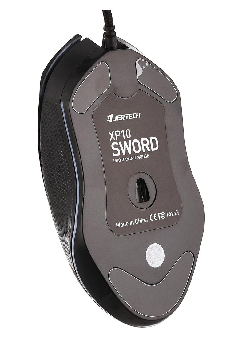 JERTECH - jearTech SWORD XP10 Wired Gaming Mouse 3200 DPI with RGB Lightin - Image 1