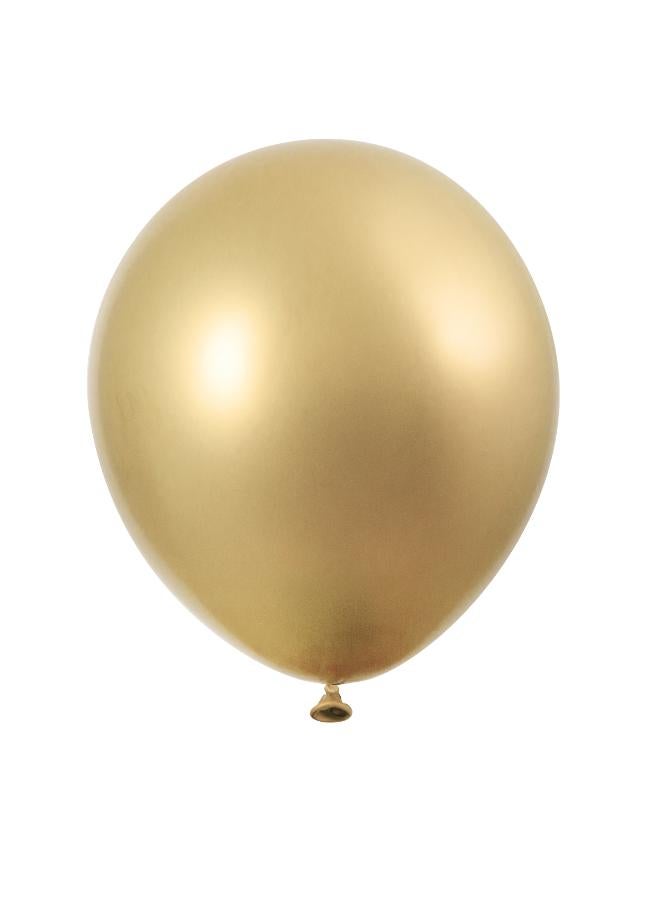 Unique Platinum Latex Balloon Gold - Image 2