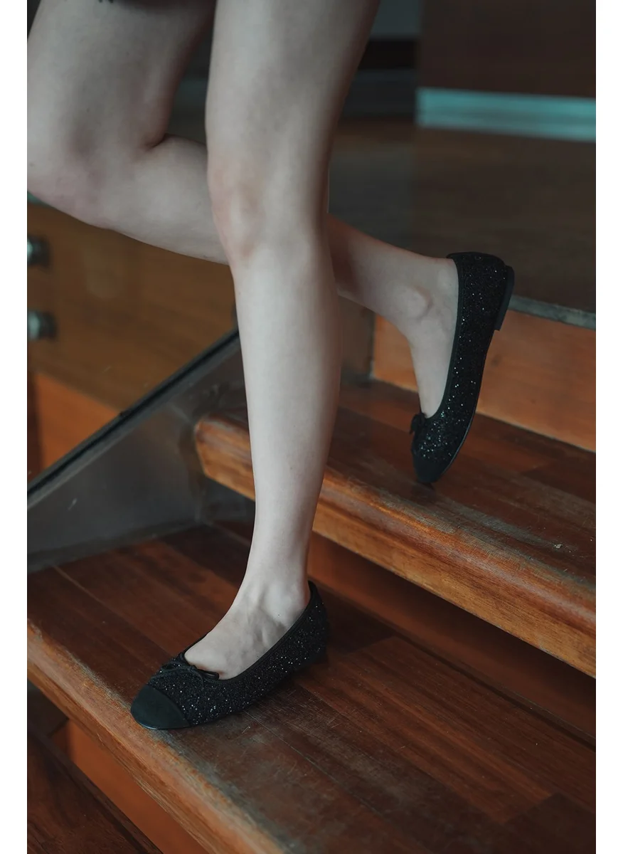 MARJIN Margin Women's Bow Ballerina Fanbe
