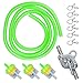 HOLATO Gas Fuel Line Hose Clamps Fuel Filters with Inline Shut Off Valve Petcock Set for 50cc 70cc 90cc 110cc 125cc 150cc Taotao Coolster Apollo Baja ATV Four Wheeler Dirt Pit Bike GREEN - Image 2