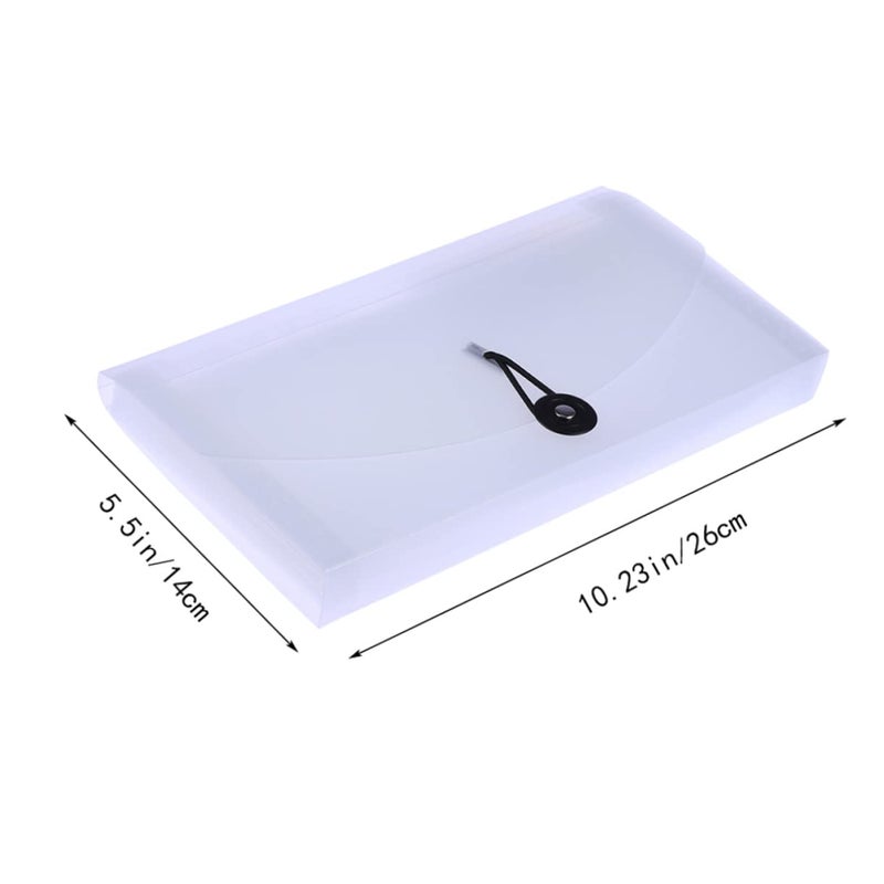Translucent Khaki Accordion Folder Organizer Multi Pocket Document Storage for Home Office School - Image 3