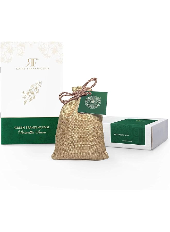 erorex Certified Organic Green Hojari Frankincense Resin From Oman Boswellia Sacra Small Pieces 1 2 Lb Pound - Image 3