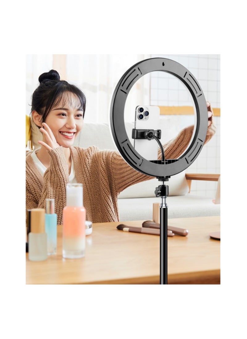Generic RGB Photography Ring Light,2500K-8500K+0-360 Full Color Dimmable RGB Video Light,With Tabletop Tripod Stand 360 Degree Front and Rear Adjustment Angle for Photography,Video Conference,TikTok  - Image 3