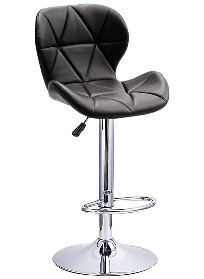 GoldenLike Bar Stool Height Adjustable Bar Chairs 360°Swivel Kitchen Stool Island Chairs Modern Counter High Chairs with Footrest Armless PU Leather Barstools for Kitchen Island Home Office Coffee - Image 1