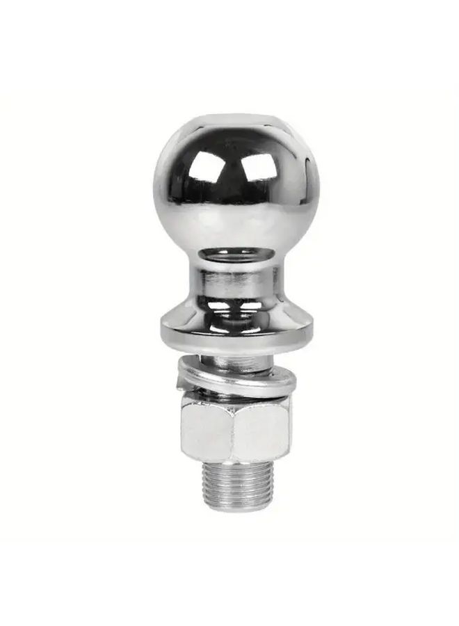 Silvery 50mm M22 European Off-Road Vehicle Rescue Towing Hitch With Safety Lock - Image 3