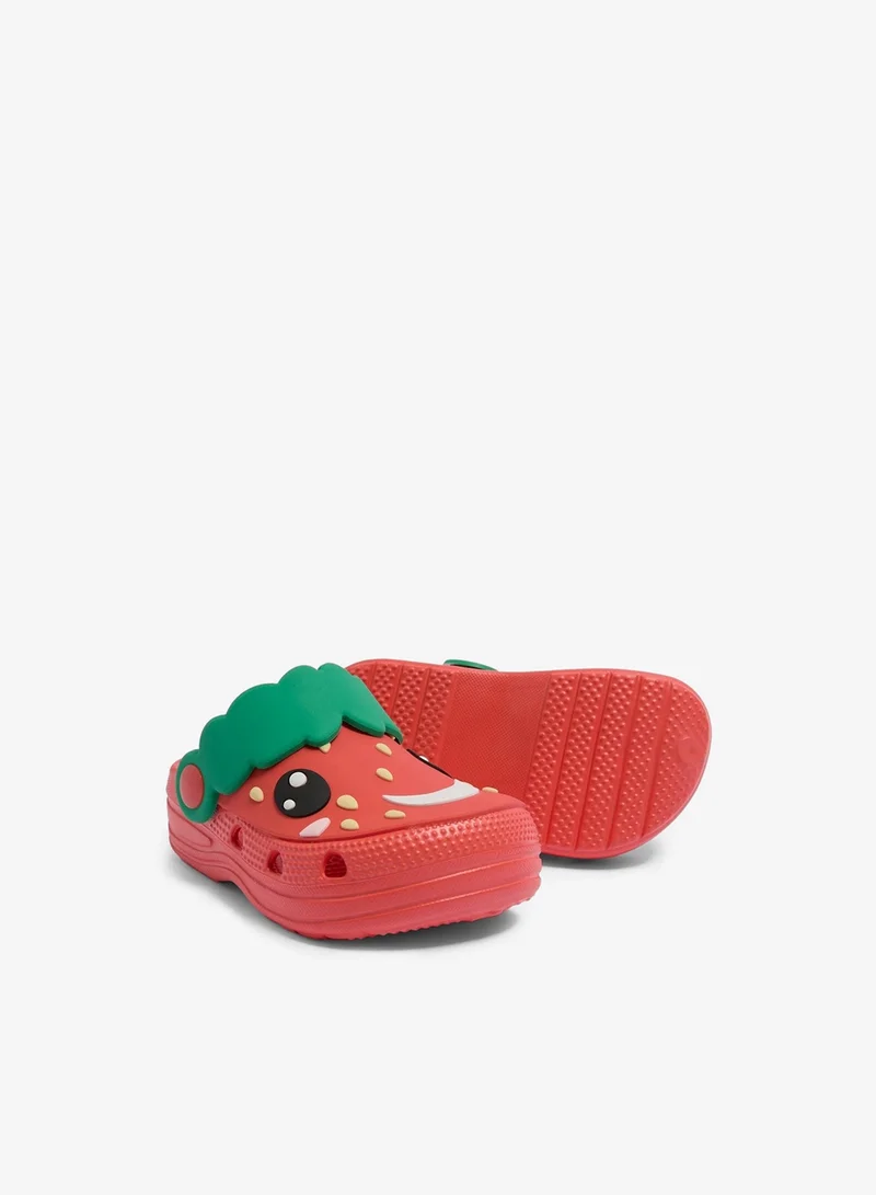ماتلان Kids Red Strawberry Clogs