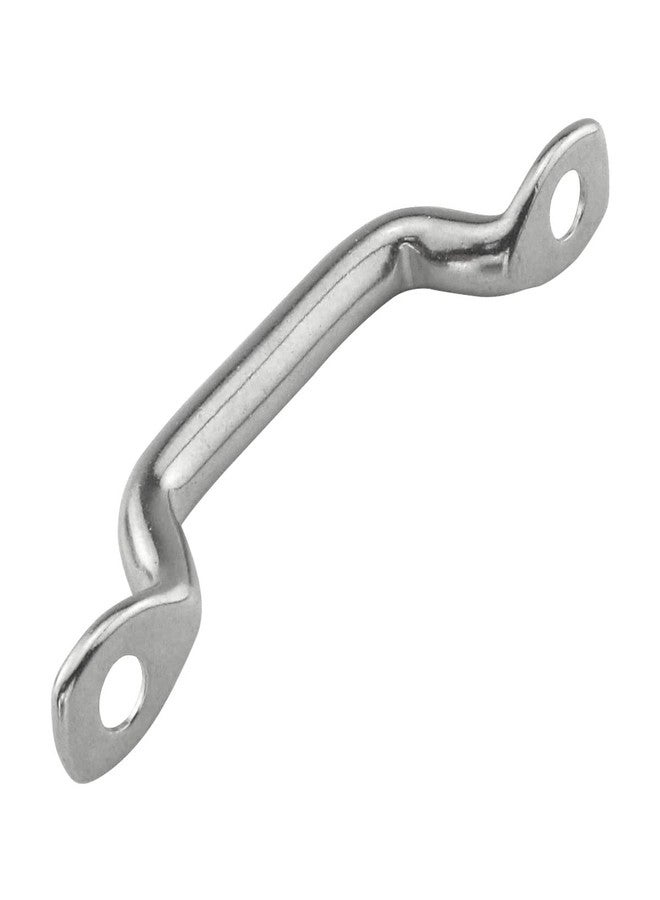DGHAOP Footman Loop 2pcs 70mm 316 Stainless Steel Bimini Top Strap Pad Eye Footman Loop with Screws - Image 4