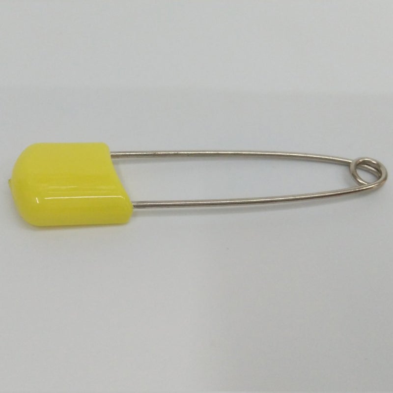 100pcs Baby Safety Pins Colored Diaper Pins Steel Clothes Pin Saliva Towel Fixing Pins Nursing Accessories - Size L - Image 5