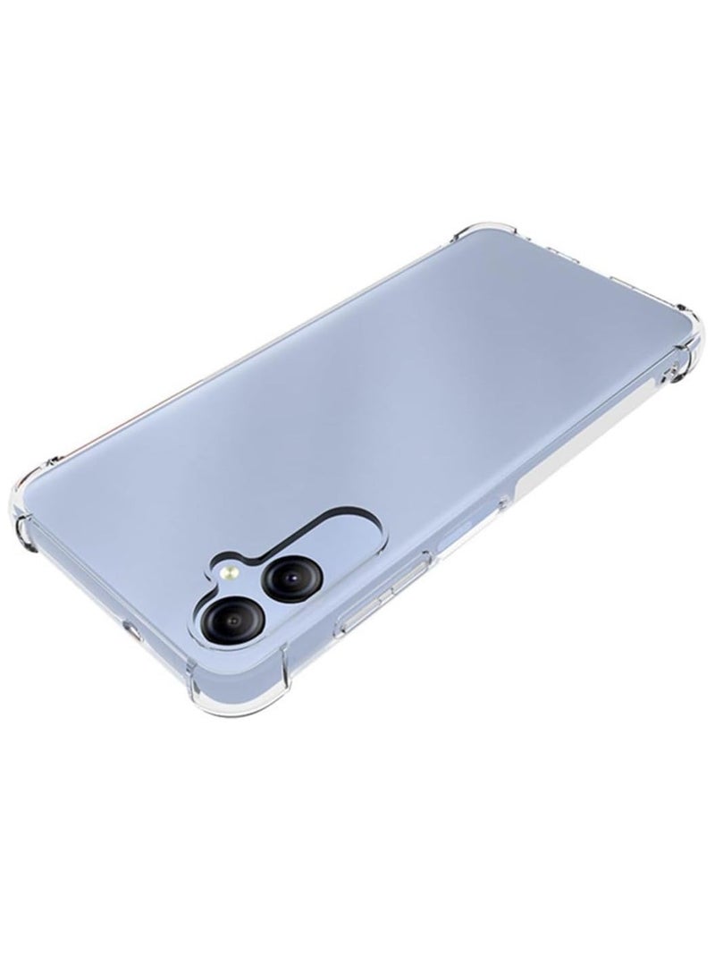 Raxoom Samsung Galaxy A35 5G Case Bundle â€“ Clear TPU Cover with 2 Screen Protectors, Shockproof Reinforced Corners - Image 4