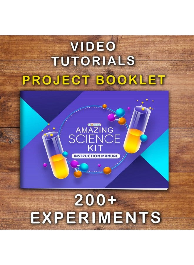 Kit4Curious 200+ Science Experiment Kit Birthday Gift for Kids, STEM Educational Learning Toys for 6-14 Year Olds - Chemistry kit - Image 4