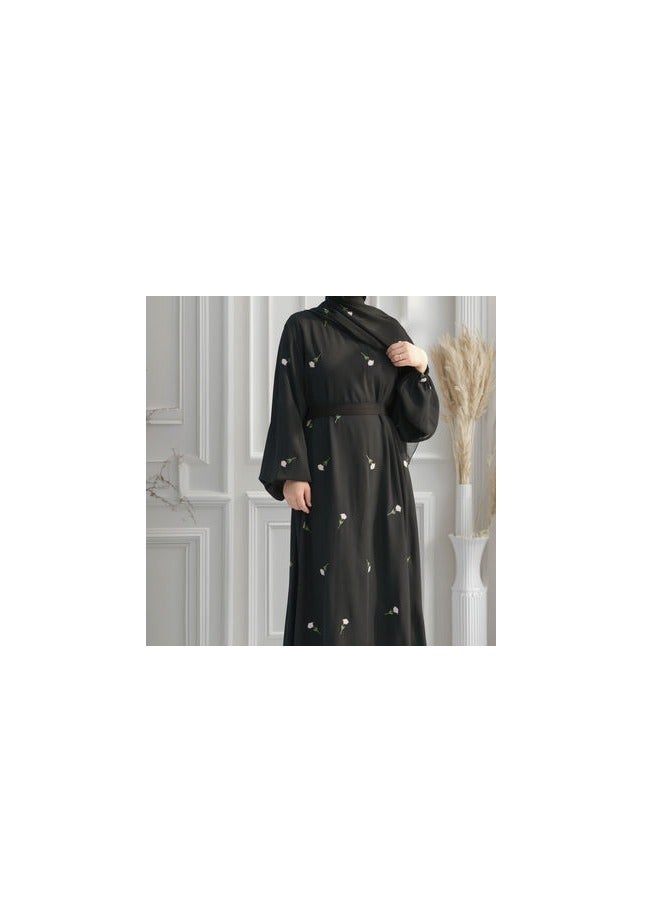 Loriya Luxury Dubai & Turkish Design Abaya 2025 – Premium Fabric with Elegant Details - Image 3