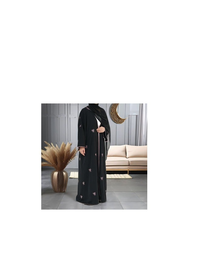 Loriya Luxury Dubai & Turkish Design Abaya 2025 – Premium Fabric with Elegant Details - Image 2