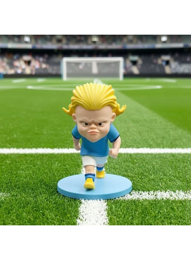 Erling Haaland Q-Version Figurine, 15cm Manchester City Football Player Collectible Ornament, PLA Material - Image 3