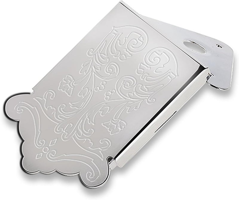 Mandolin Guitar Tailpiece: Premium Material, Sturdy and Replacement, Easy Installation with 3 Screws, Elegant Decoration for Mandolin (Silver) - Image 4