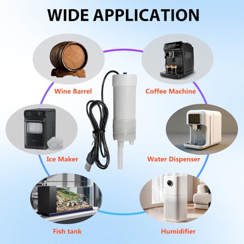 Yonhamph Portable Food Grade USB Electric Auto-Siphon self priming Pump for bottling Home Brew Wine,Beer,Beverages and Kombucha,DC 5v Mini water Transfer Pump Kit,2LPM No Mess Leak,6.5FT hose,Low Noise - Image 4