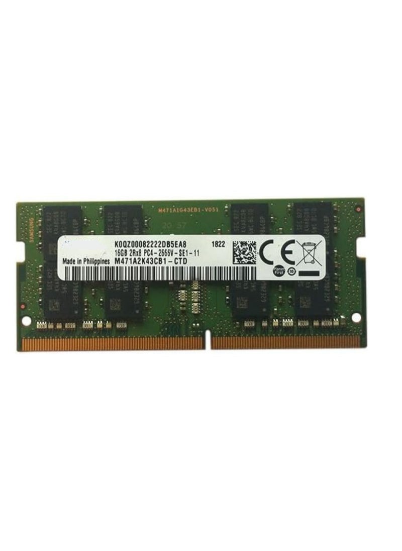 ماركة غير محددة رام لابتوب DDR4 بسعة 16 جيجا - تردد 2666 ميجاهرتز، PC4-21300، SODIMM، توقيت CL19، فولت 1.2 