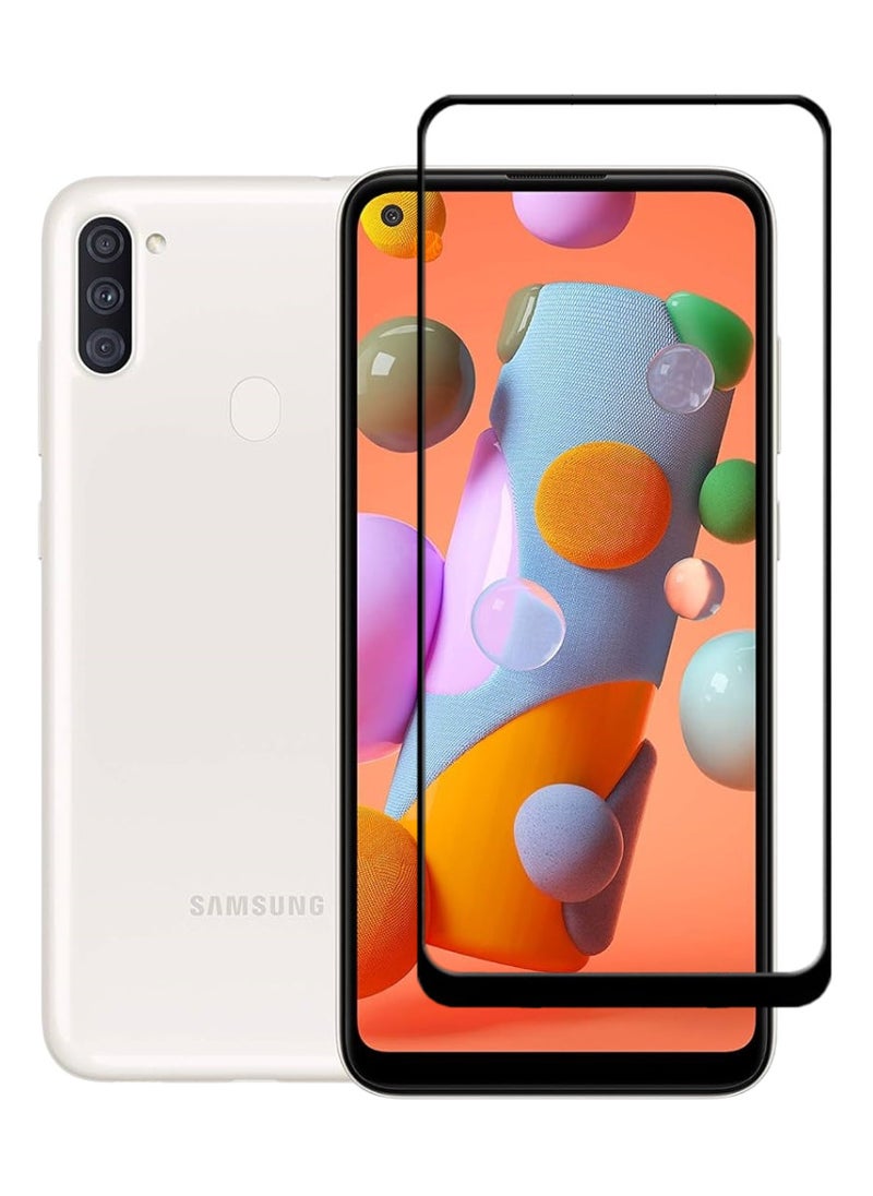 ACLIX Antistatic ESD Dustproof Premium Quality High Definition Tempered Glass Screen Protector Designed For Samsung Galaxy A11 - Image 1