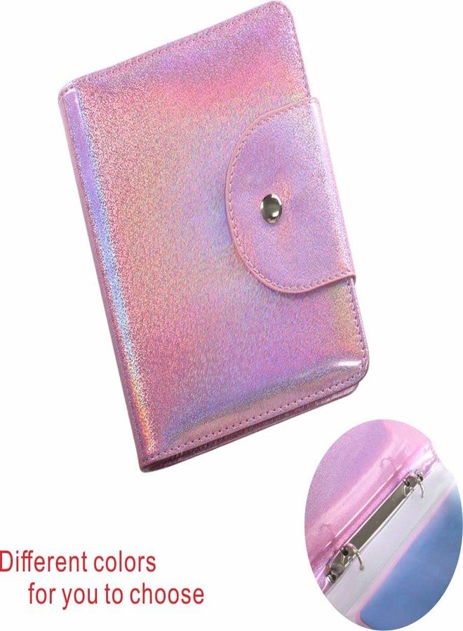 VNC 20 Slots Nail Art Stamp Plate Holder Stamping Plates Storage Bag Cases Rainbow Replaceable XL Plates Big Size 9.5x14.5CM Organizers (C-Pink) - Image 4