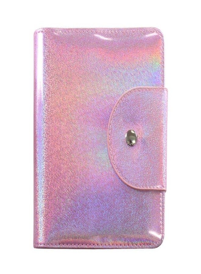 VNC 20 Slots Nail Art Stamp Plate Holder Stamping Plates Storage Bag Cases Rainbow Replaceable XL Plates Big Size 9.5x14.5CM Organizers (C-Pink) - Image 2