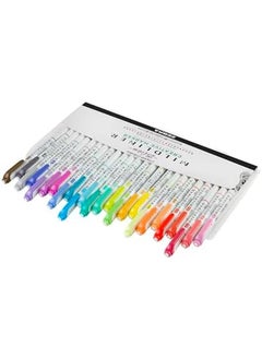 زيبرا مجموعة قلم Mildliner ذات نهاية مزدوجة، أطراف عريضة ودقيقة، ألوان حبر متنوعة، 25 عبوة 78525  - Image 3