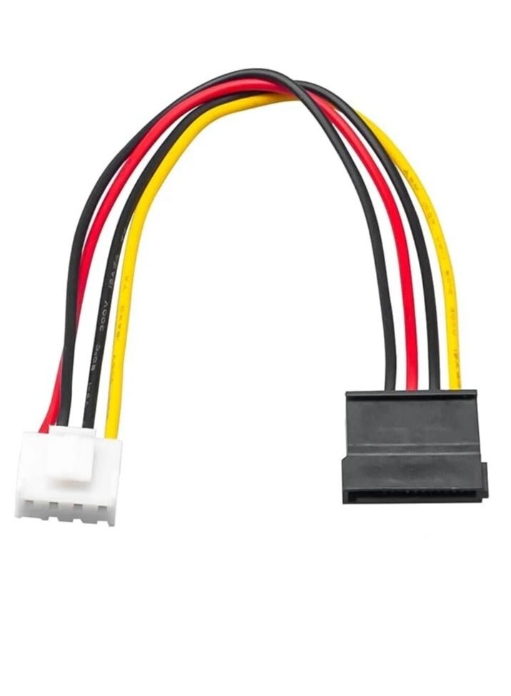 4-Pin SATA Female Power Adapter Cable – 20cm – Compatible with Hikvision DVR/NVR, Hard Drive Power Connector - Image 1