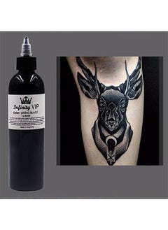 HaLunhi Black Tattoo Ink-Super Ink Pigment-Body Art-Professional Beauty Permanent Makeup Pigment -245ml  - Image 3