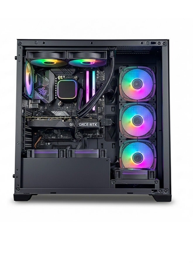 Game Sekret Phantom Gaming PC -  Intel Core i7-12700K | GeForce RTX 5060 8GB GPU | 32GB DDR5 RAM-1TB NVMe SSD | 240mm Liquid Cooler-B760 MB-650W 80+ PSU | WiFi-Bluetooth-Windows 11 Pro | Game Sekret Desktop Computer | 1 Year Warranty Black - Image 2