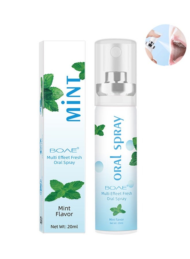 BOAE Multi effeet Fresh Oral Spray，Bad Breath Treatment for Adults, Mint Flavor Mouth Freshener, Effective Mouth Spray, Breath Freshener Spray, Oral Care Spray, Mouth Healthy Care 20ml - Image 1