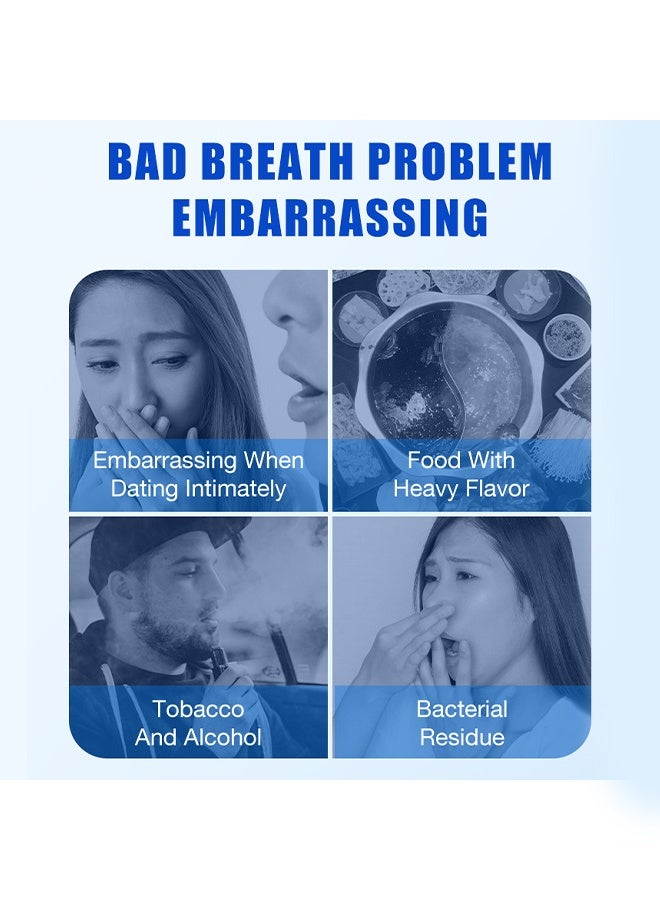 BOAE Multi effeet Fresh Oral Spray，Bad Breath Treatment for Adults, Mint Flavor Mouth Freshener, Effective Mouth Spray, Breath Freshener Spray, Oral Care Spray, Mouth Healthy Care 20ml - Image 3