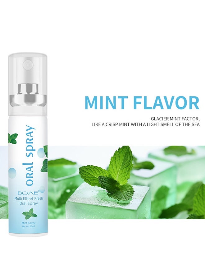 BOAE Multi effeet Fresh Oral Spray，Bad Breath Treatment for Adults, Mint Flavor Mouth Freshener, Effective Mouth Spray, Breath Freshener Spray, Oral Care Spray, Mouth Healthy Care 20ml - Image 2
