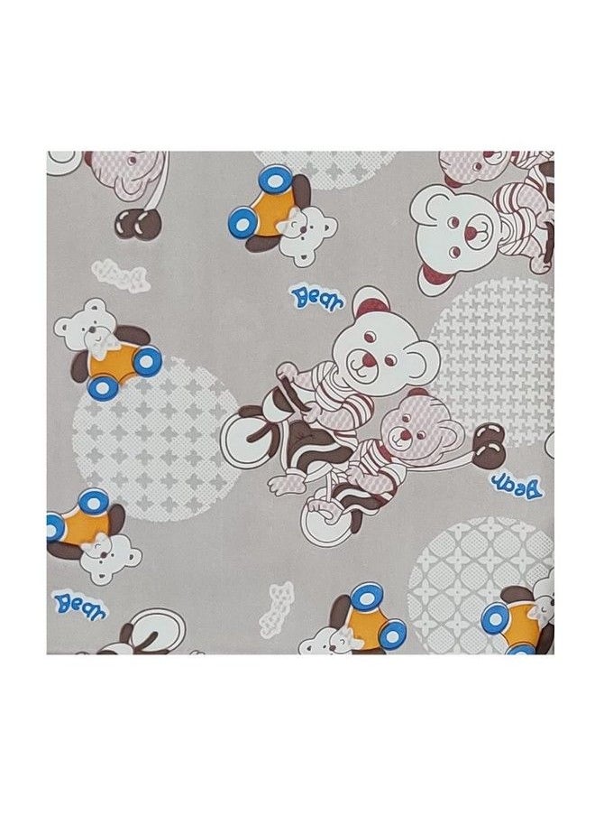Ecosoft - Baby Plastic Sheet;Pvc Sheet For Kids;Rubber Sheet For Babies;Bed Wetting Protector (135 Cm X 185 Cm) (Brown Bear) - Image 1