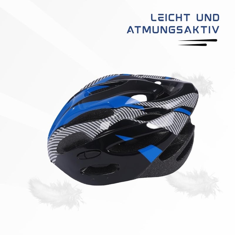 Endless EL1049 High Quality Cycle and Skates Helmet with Adjustable Strap | Blue | Material : Polycarbonate, EPS | With Inside Cushioning Padding for Comfort | For Adults, Women and Men - Image 2