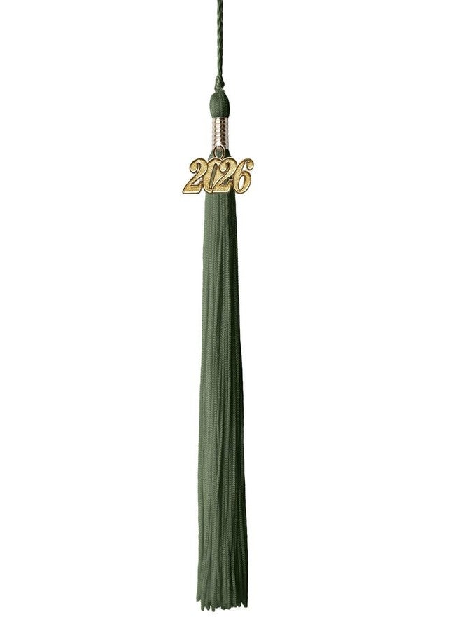 Class Act Graduation Graduation Tassel - Gold Charm - 1 Color, 2026, Sage Green - Image 1