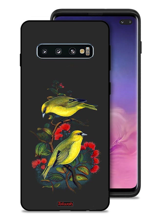 Tolwak Samsung Galaxy S10 Plus Protective Case Cover Birds - Image 1