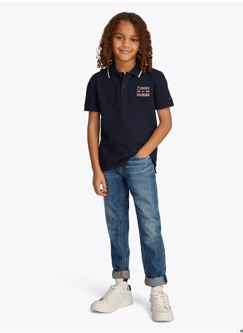 TOMMY HILFIGER - Regular Fit Short Sleeve Polo - Image 1