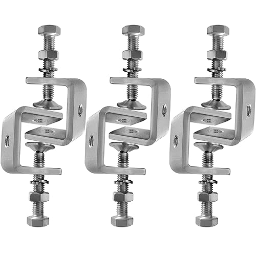 JoyTube CClamp Heavy Duty 304 Stainless Steel 118in GClamp Tiger Clamp Woodworking Welding Building Household Tiger Clamp With Wide Jaw Openings 30MM 6Pcs - Image 1