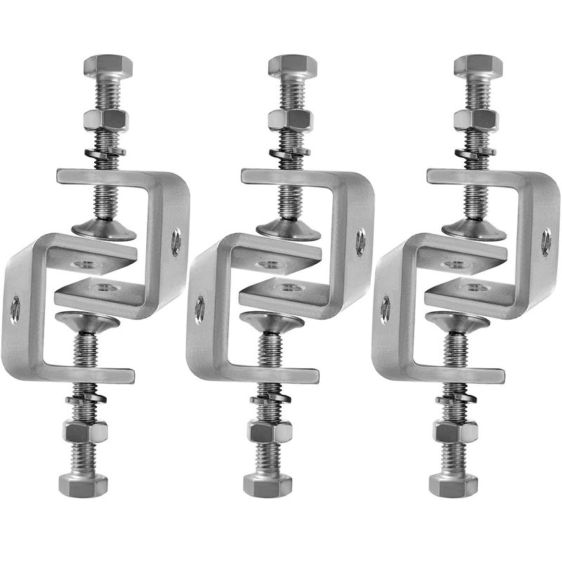 JoyTube CClamp Heavy Duty 304 Stainless Steel 118in GClamp Tiger Clamp Woodworking Welding Building Household Tiger Clamp With Wide Jaw Openings 30MM 6Pcs - Image 2