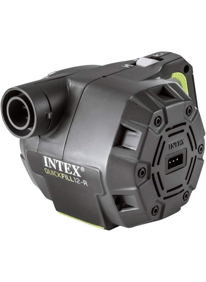 Intex 66642 Rechargeable Electric Pump Indoor and Outdoor Use, Black Grey 5.75x4.5x4.2inch - Image 2