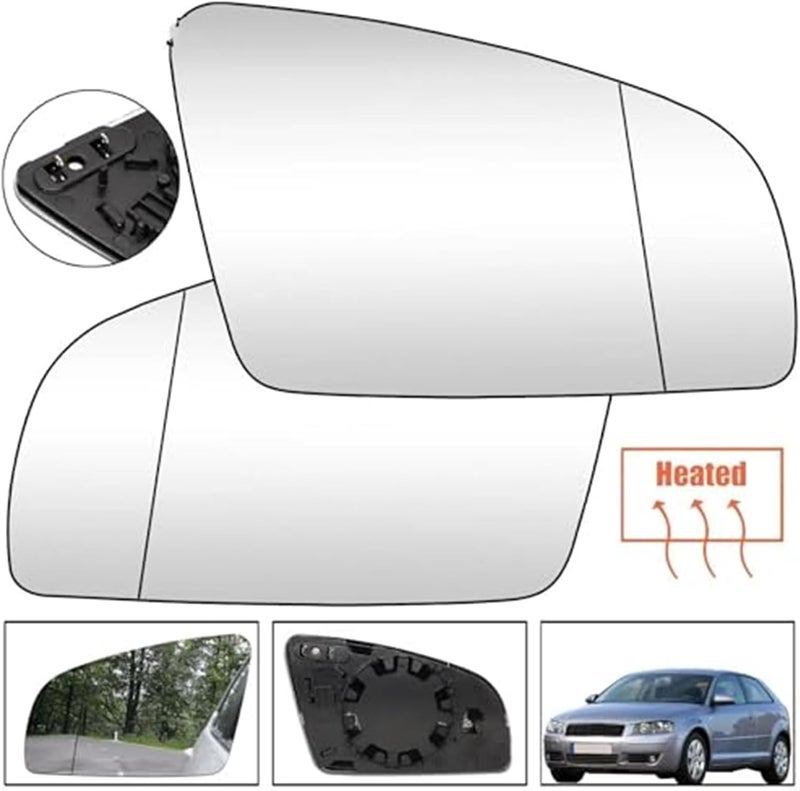 DEMULAX Heated Side Wing Mirror Glass for Audi Models - Image 3