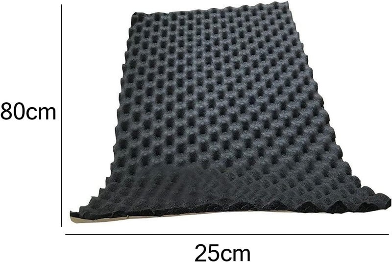 cheekyglo Sound Absorption Wave Cotton Automobile Self-Adhesive Sound Insulation Cotton Car Vehicle Lining Leaf Plate Door Denoise Tool - Image 2